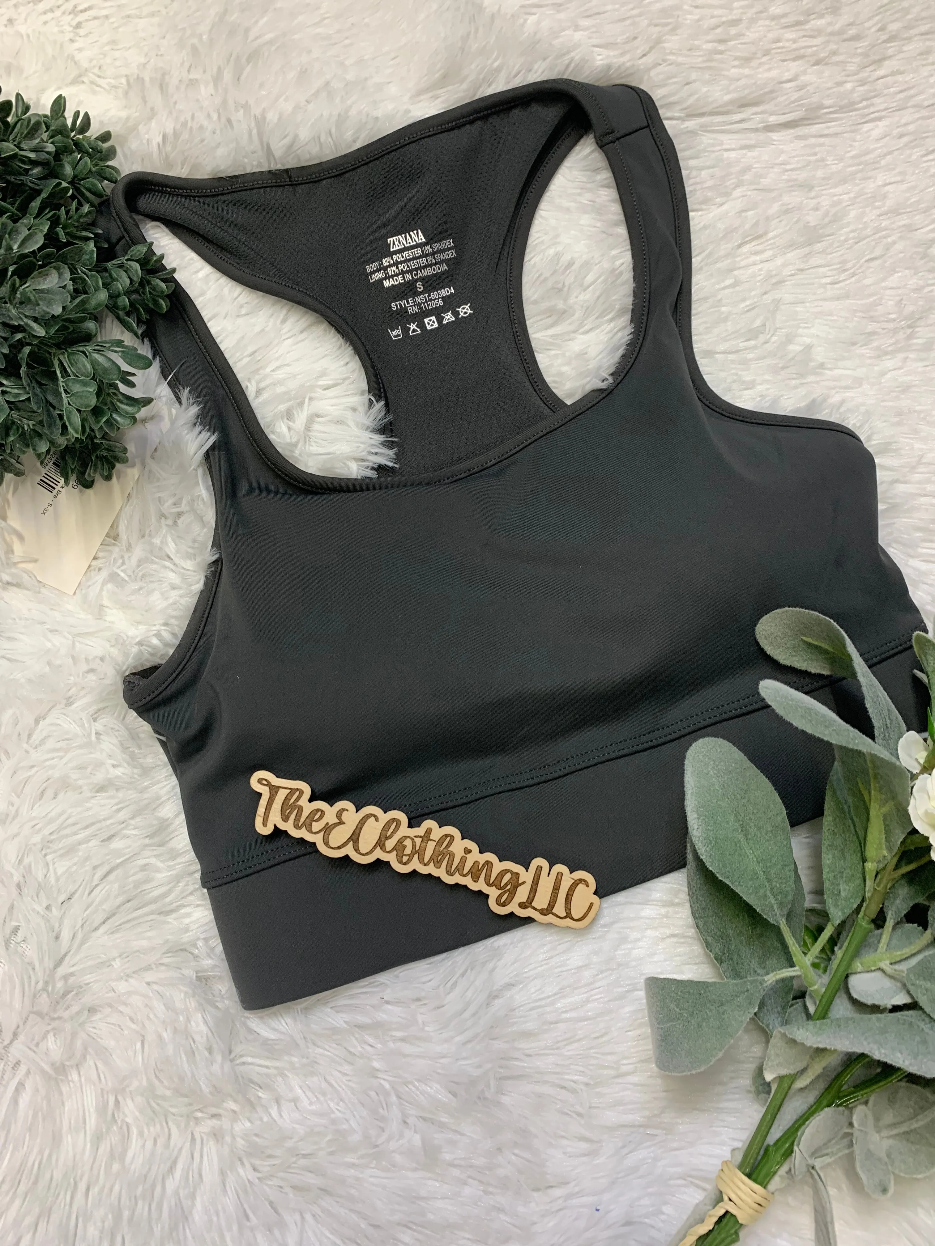 Athletic Racerback Bra - S-3X