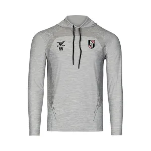 Athletic United  Suba Hooded Long Sleeve Light Gray