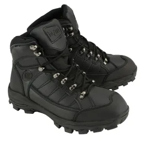 Bazalt MBM9128 Men's Black Water and Frost Proof Leather Lace-Up Work Boots