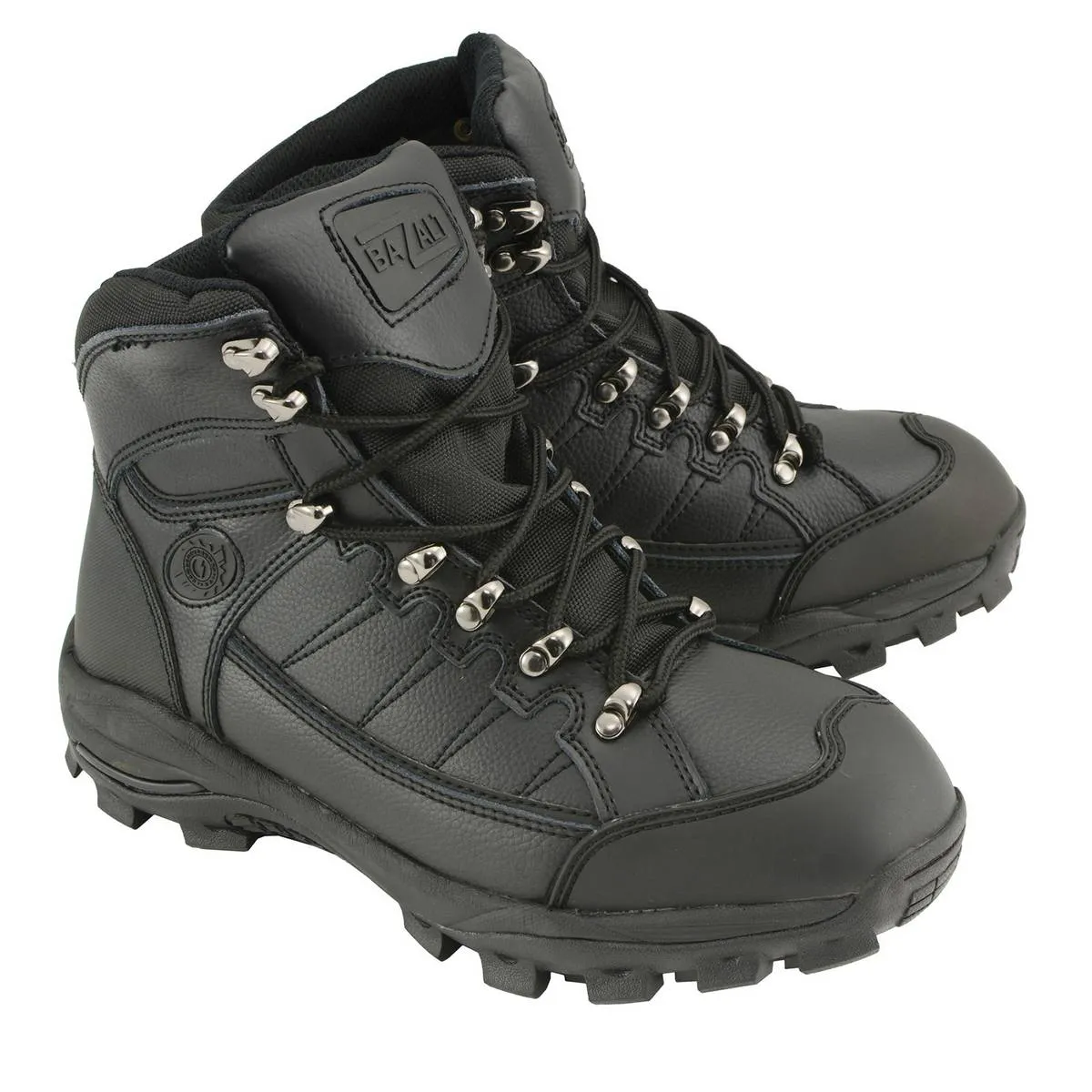 Bazalt MBM9129ST Men's Black Water and Frost Proof Leather Boots with