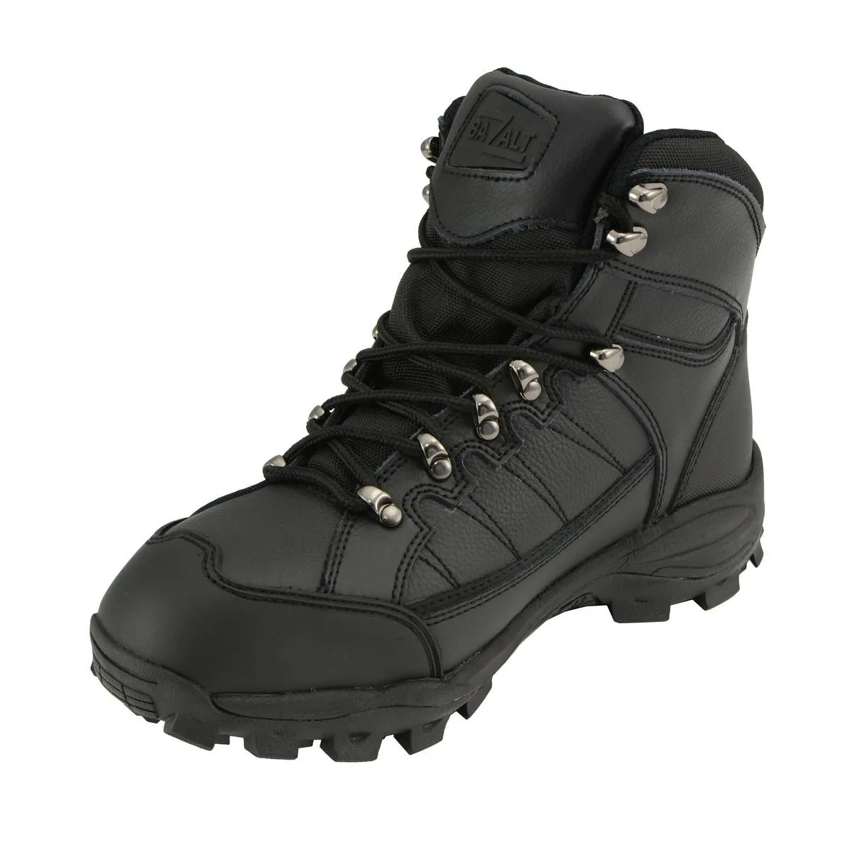 Bazalt MBM9129ST Men's Black Water and Frost Proof Leather Boots with