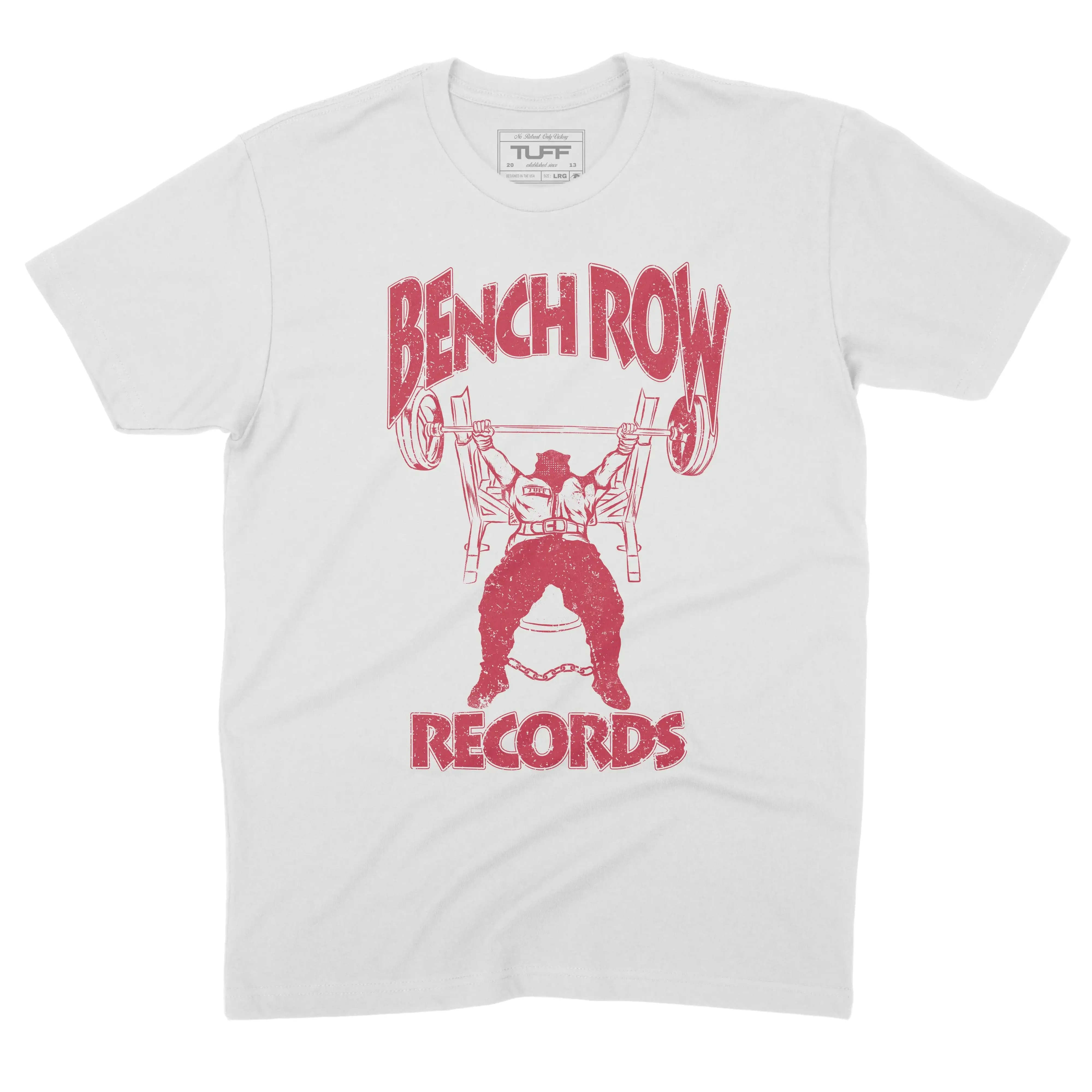 Bench Row Records Tee - Red