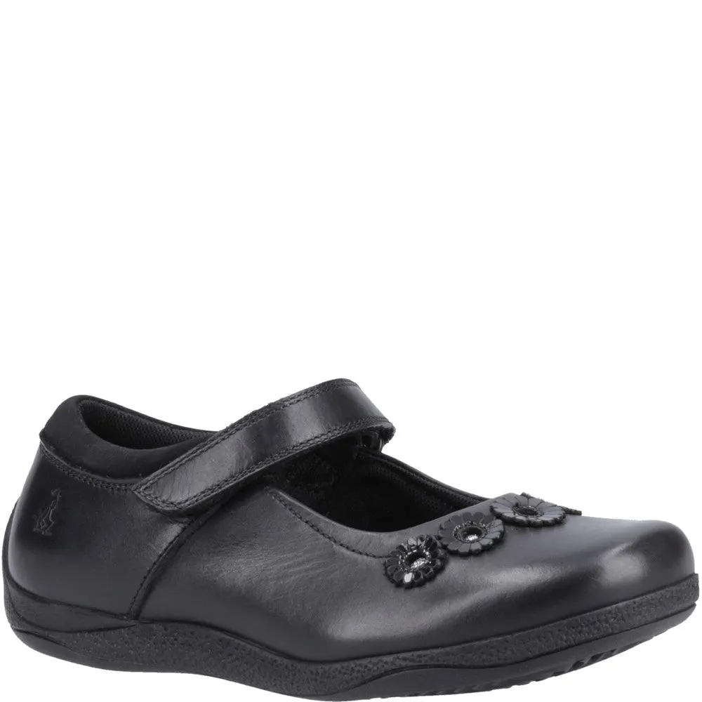 Black Christina Senior School Shoes