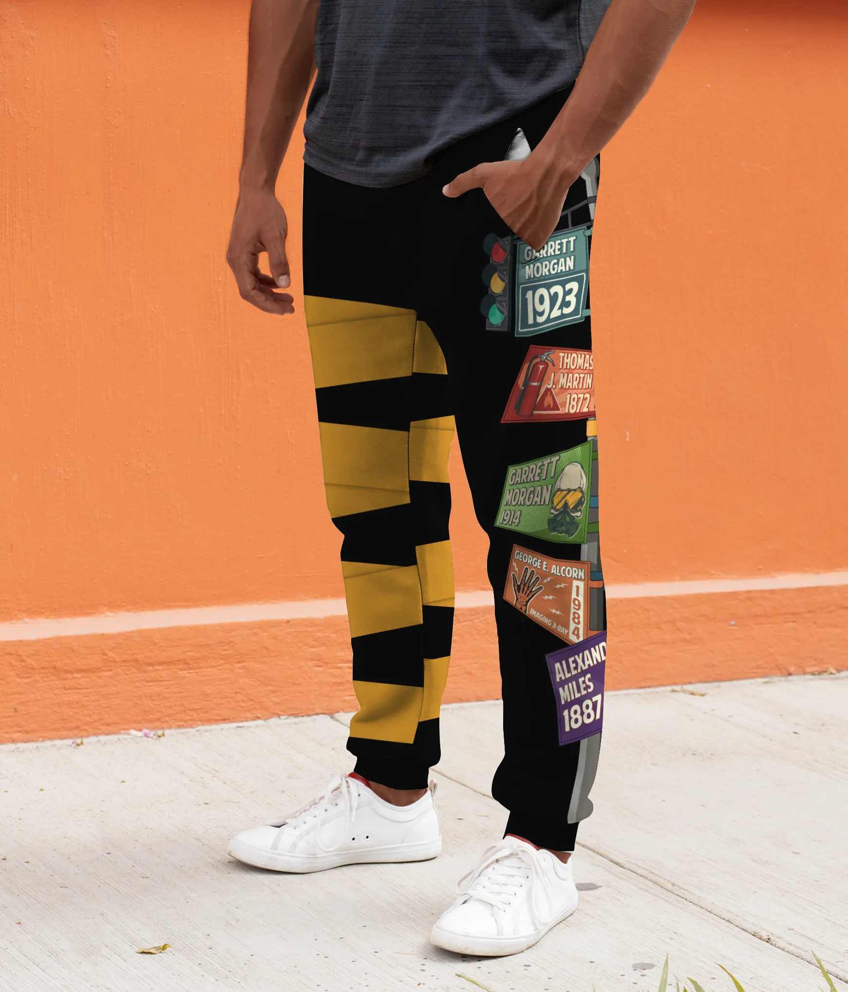 Black Creativity Rules The World Joggers