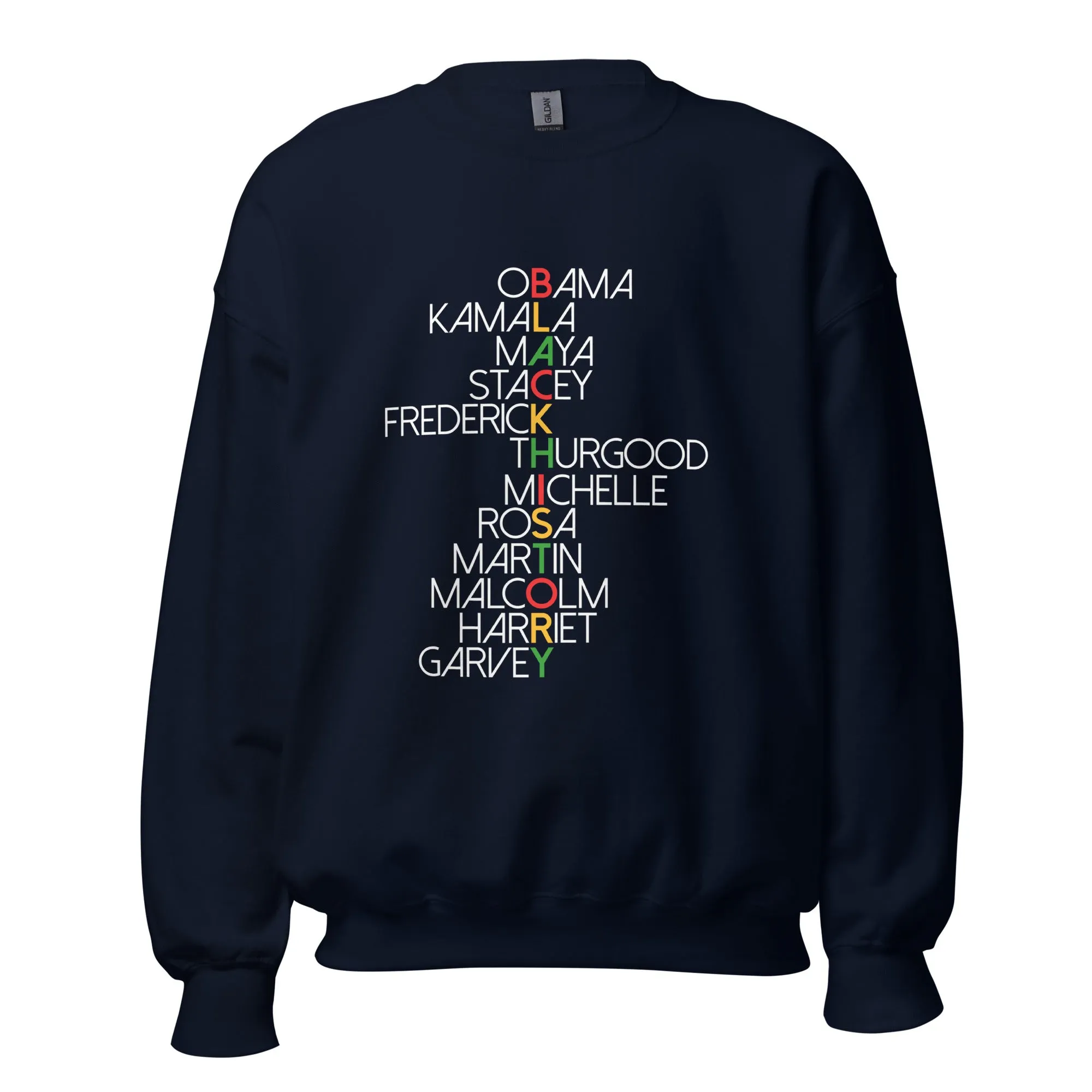 Black History Names - Sweatshirt