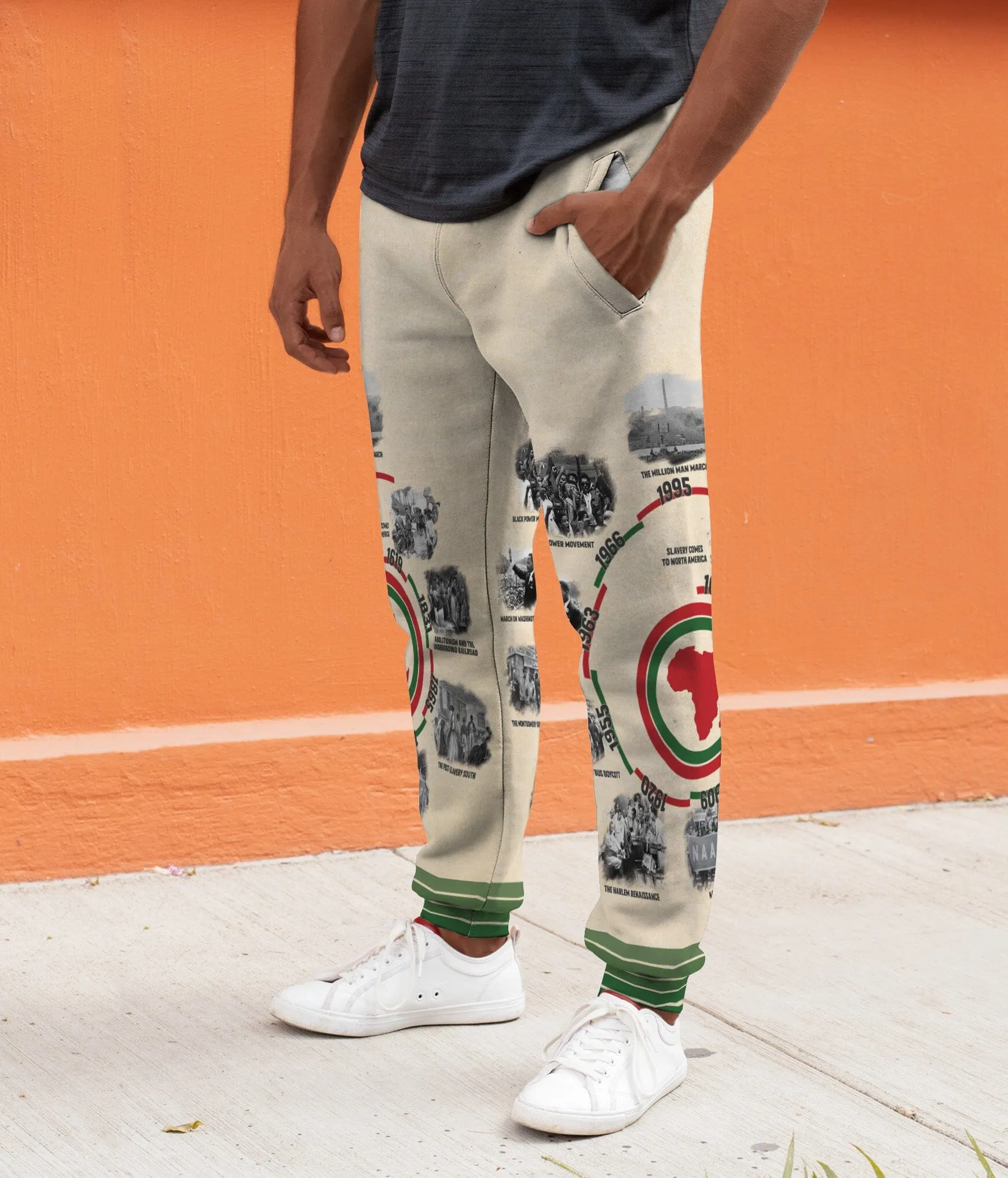 Black History Timeline Joggers