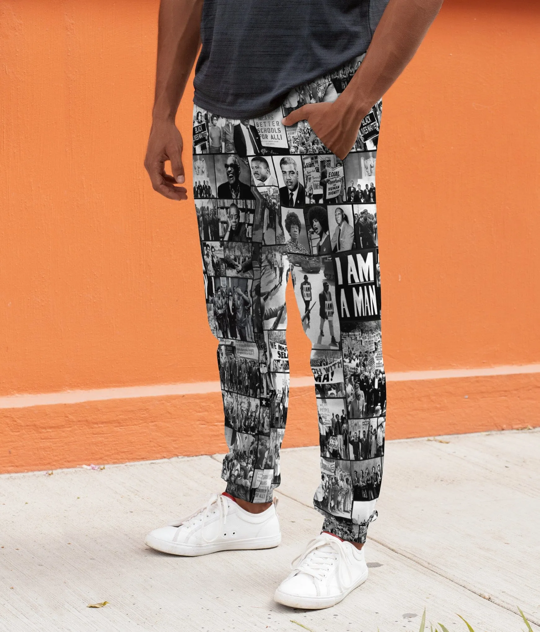 Black Power Images 2 Joggers