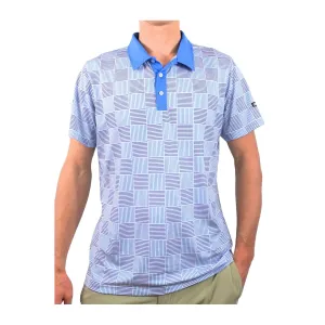 Blue Checker Polo