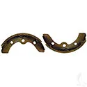 BRK-014 BRAKE SHOES, SET OF 2,  SHORT, EZGO, CLUB CAR, YAMAHA