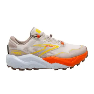 Brooks Caldera 7 Running Shoe (Men) - White Sand/Chateau Gray/Yellow