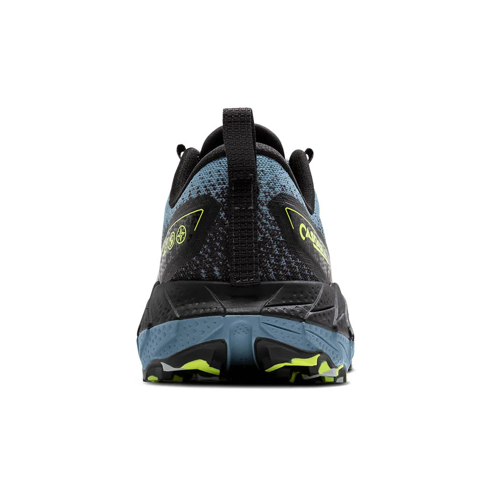 Brooks Cascadia 18 (Mens) - Citadel/Ebony/Lime