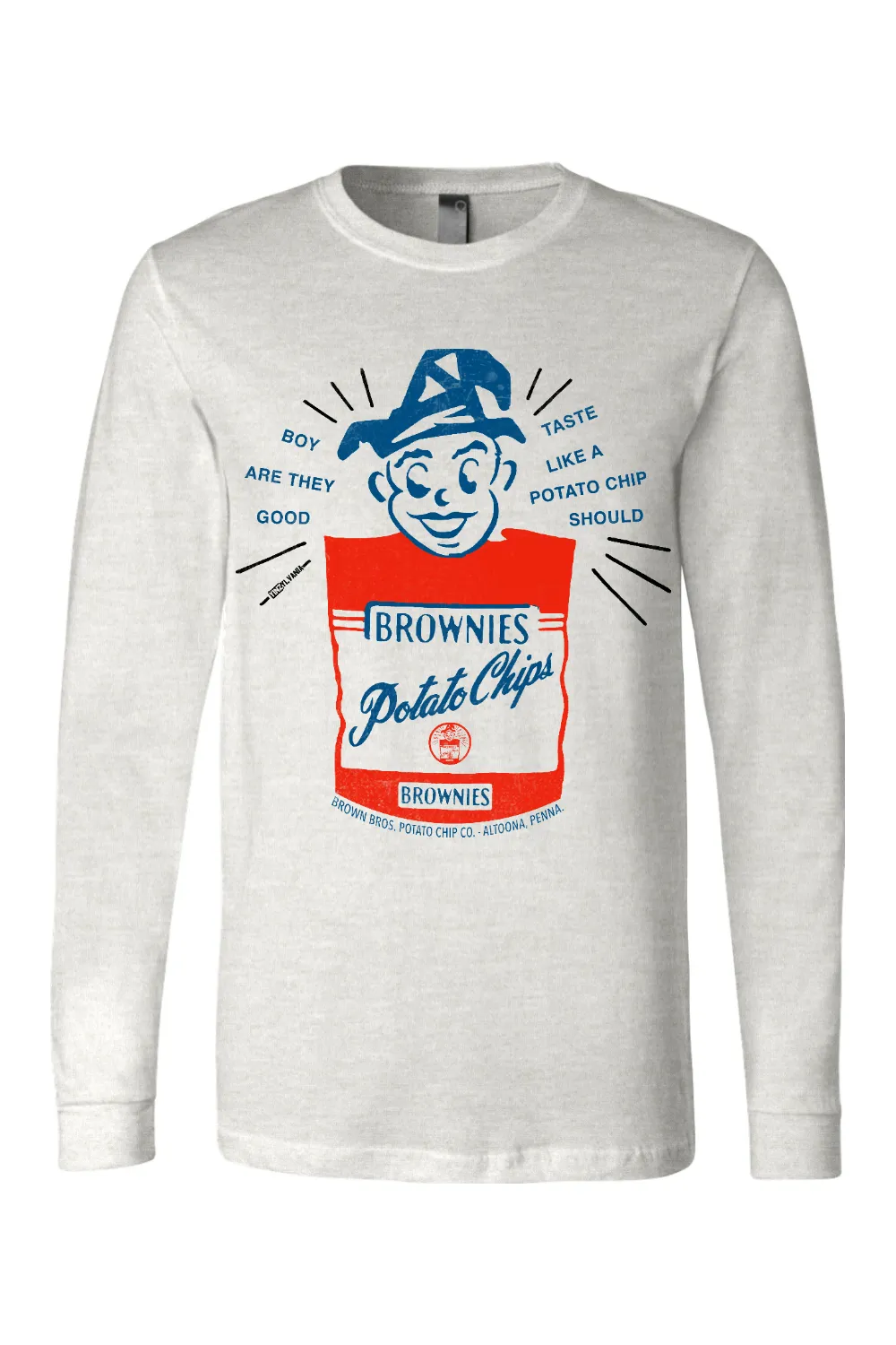 Brownie's Potato Chips - Altoona, PA - Long Sleeve Tee