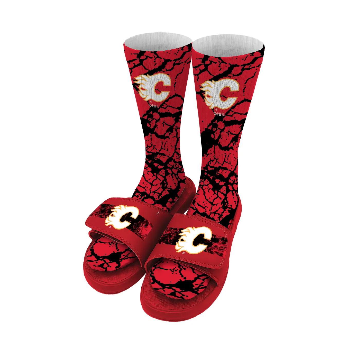 Calgary Flames Distressed Sock Bundle