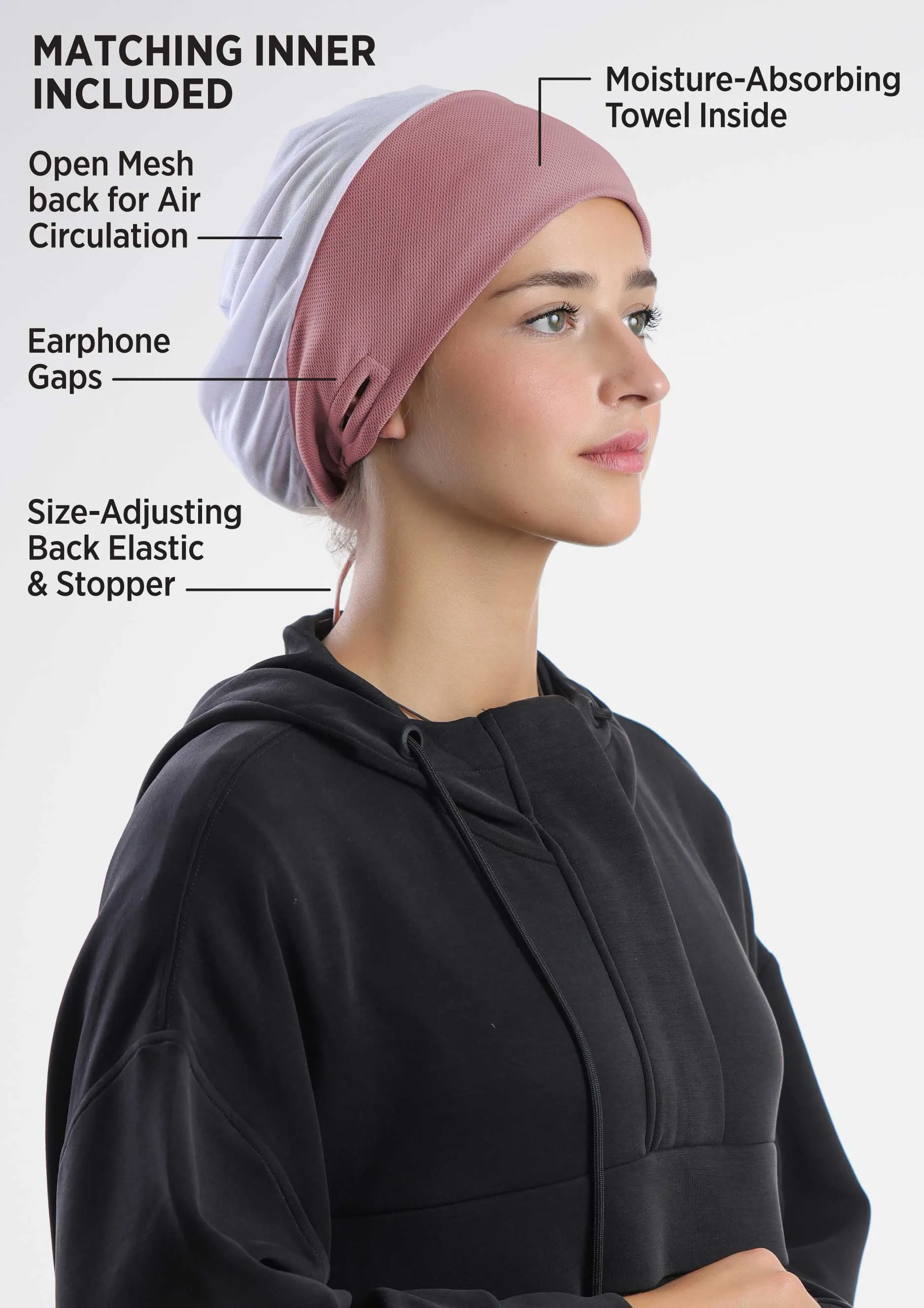 Cardio Sports Hijab - Reversible