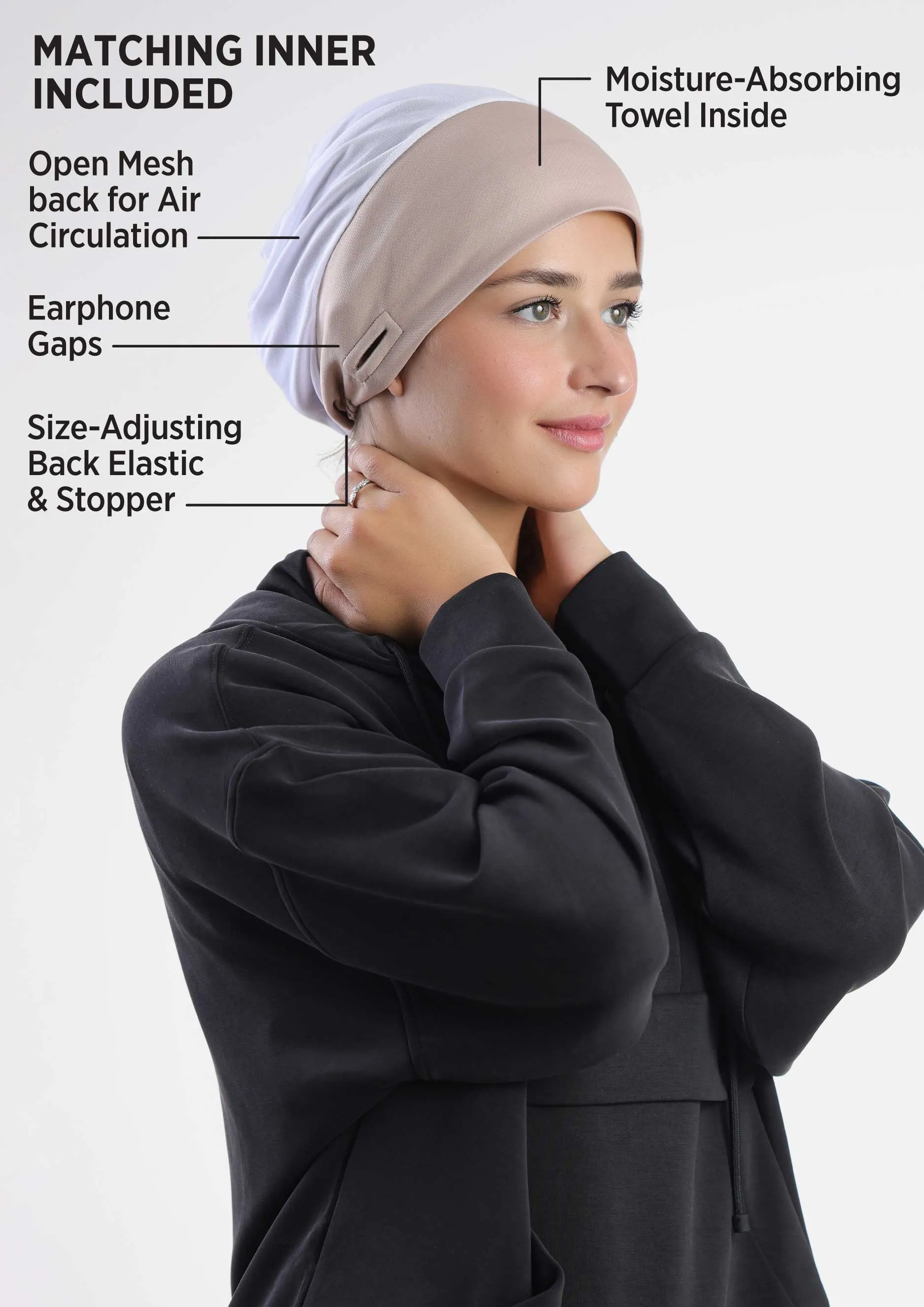 Cardio Sports Hijab - Reversible