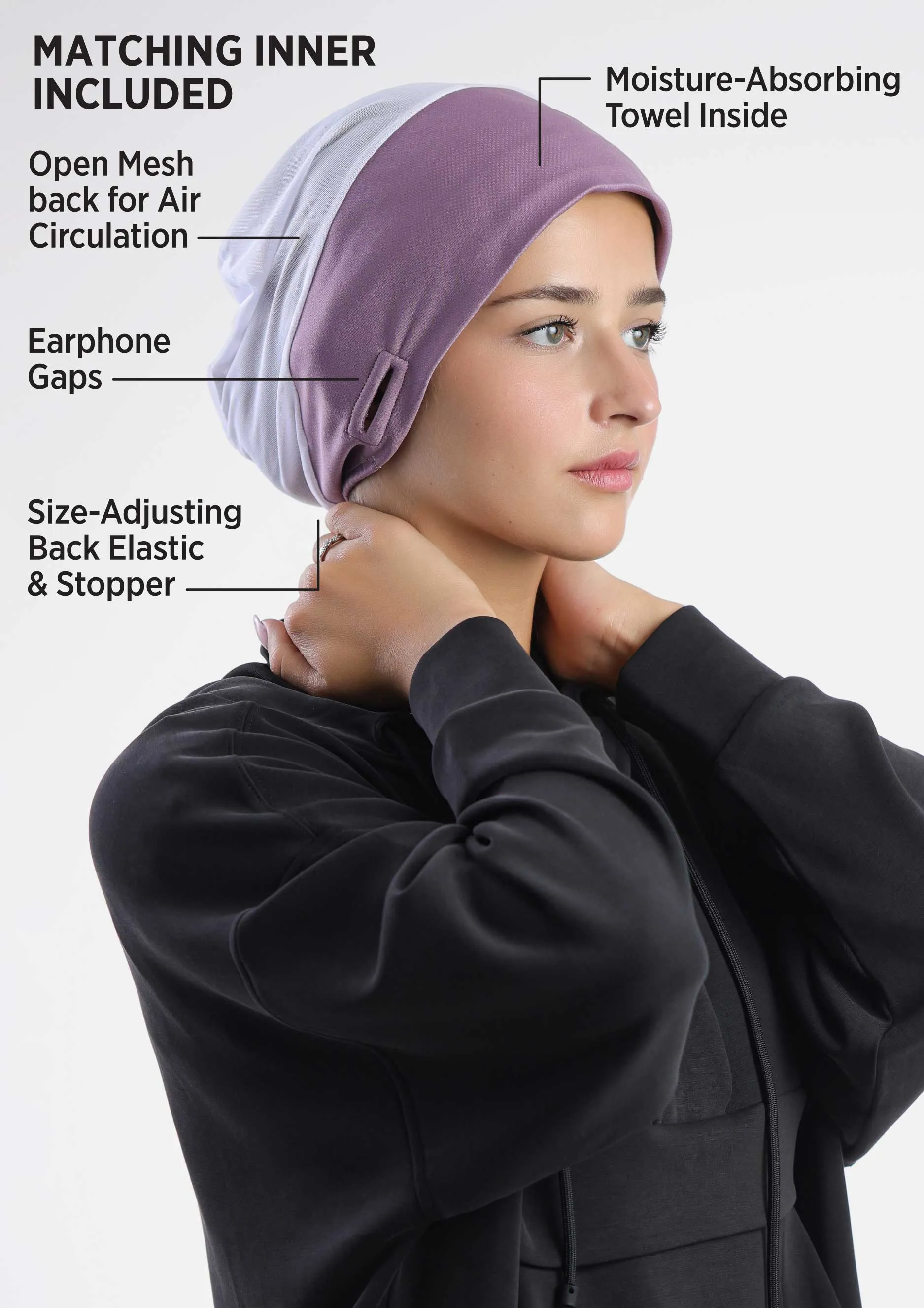 Cardio Sports Hijab - Reversible