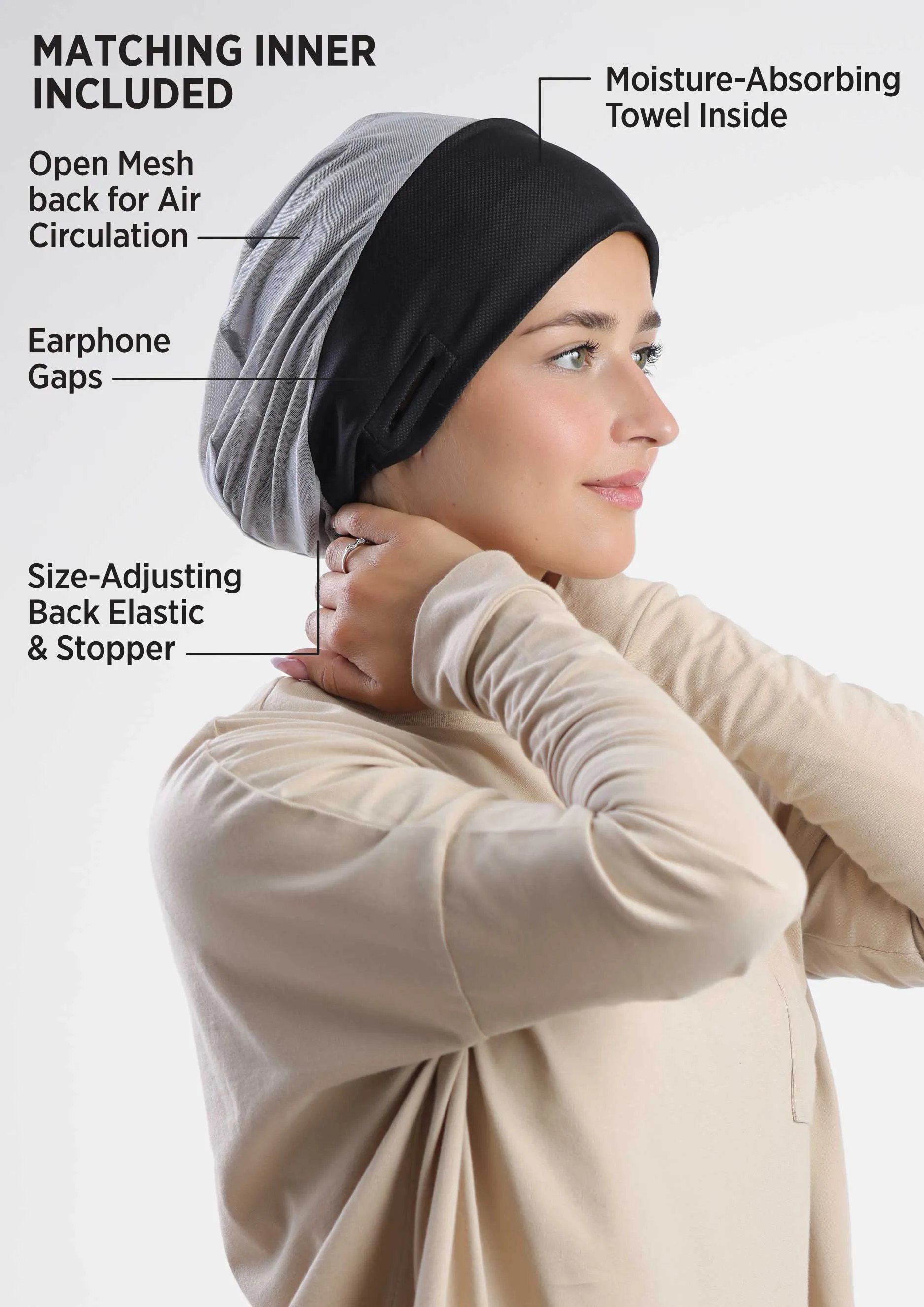 Cardio Sports Hijab - Reversible