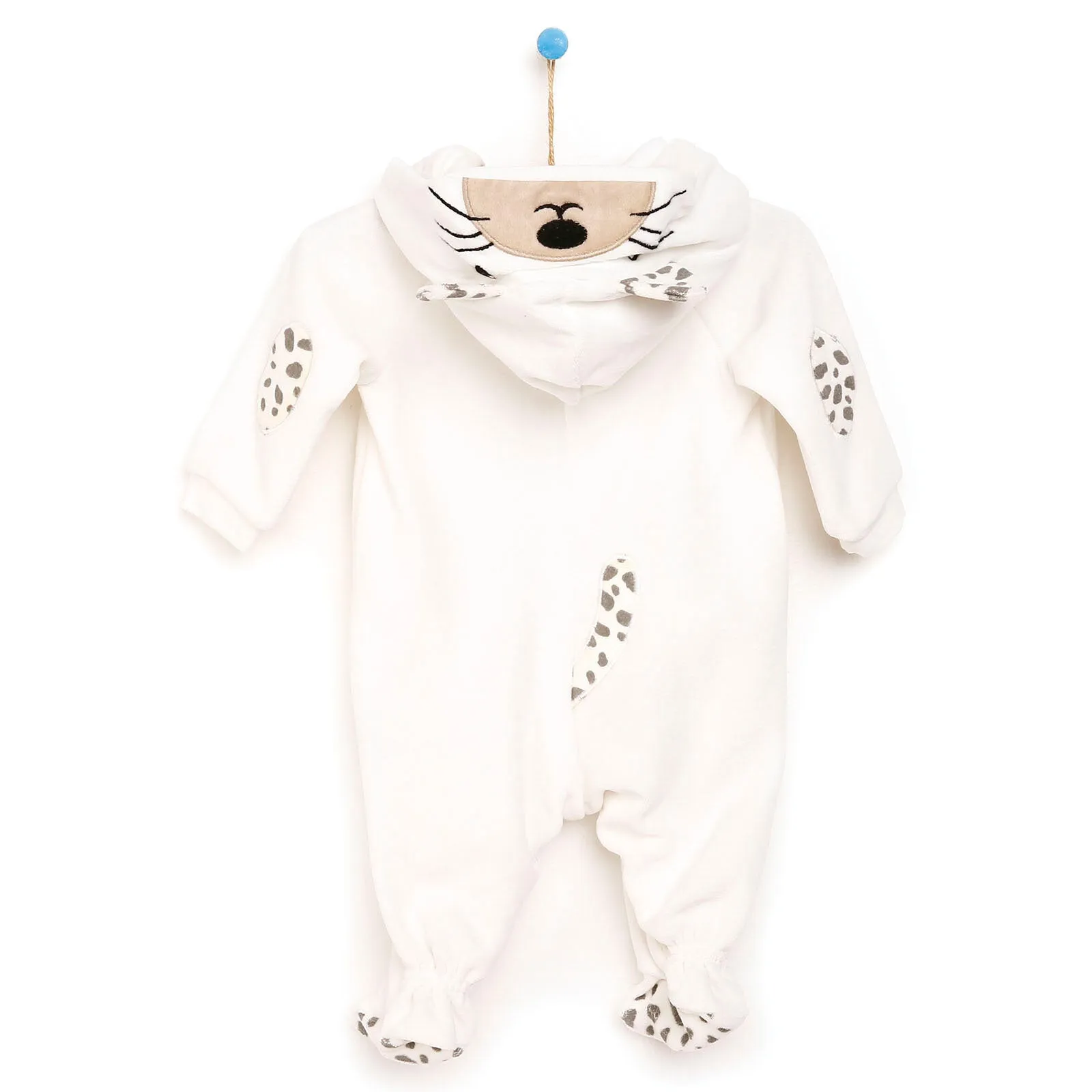 Cassiope Newborn Funny Friend Velvet Footed - Ecru