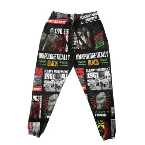 Civil Rights Movement Poster Art Joggers