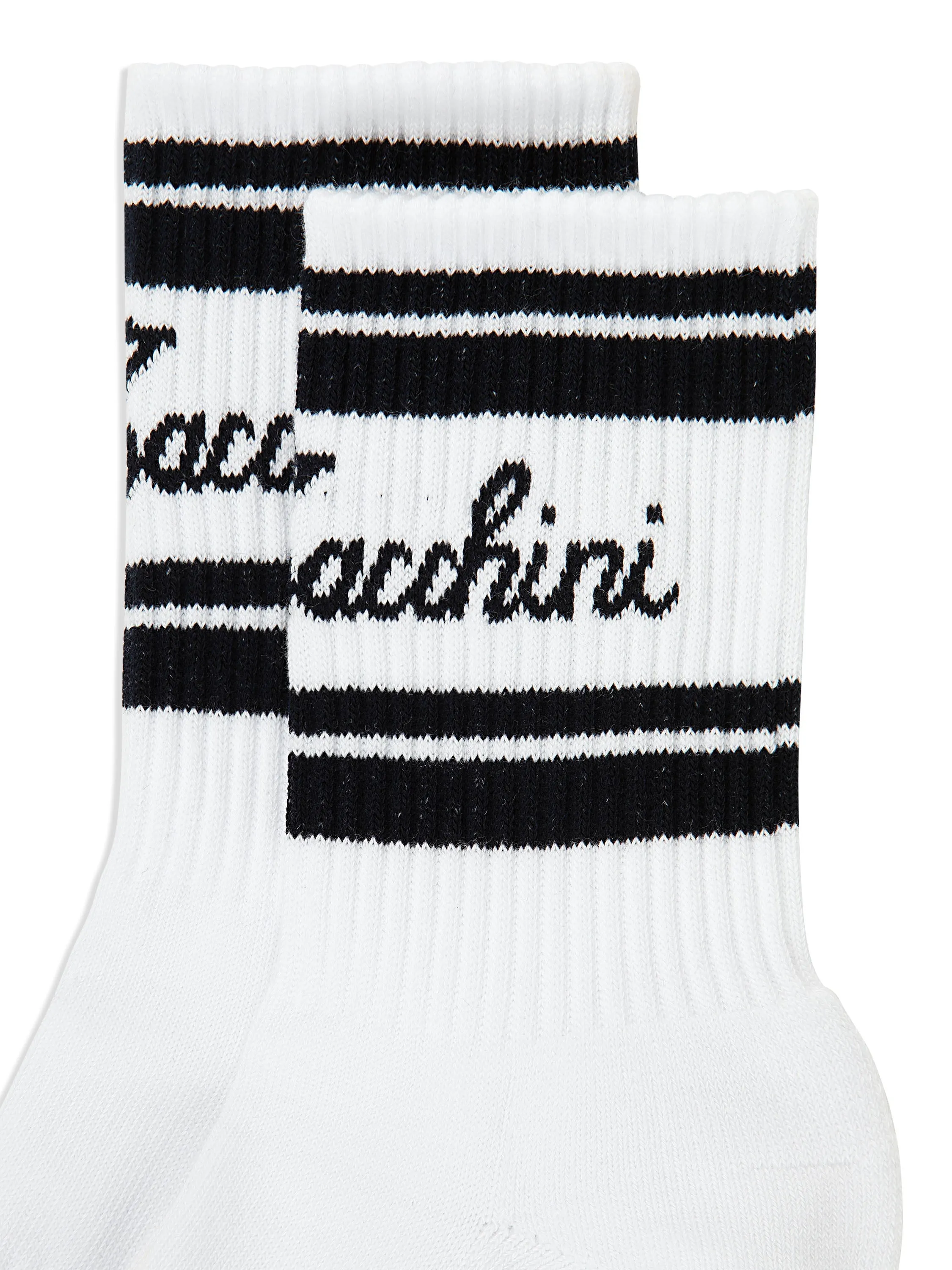 Clasico Script Logo Sock- Black Beauty