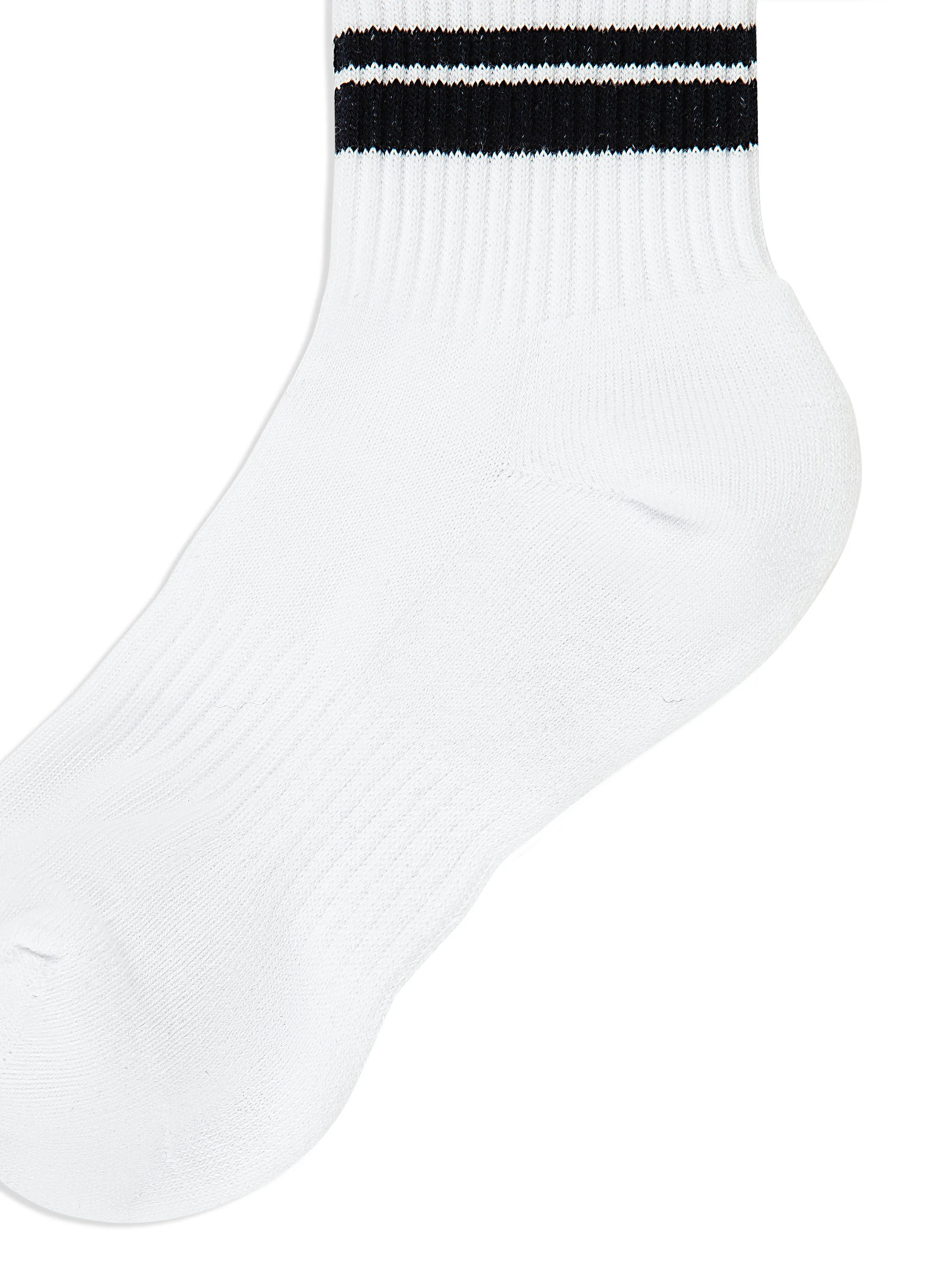 Clasico Script Logo Sock- Black Beauty