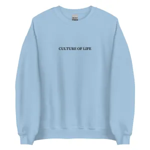 Comfy Culture of Life Crewneck