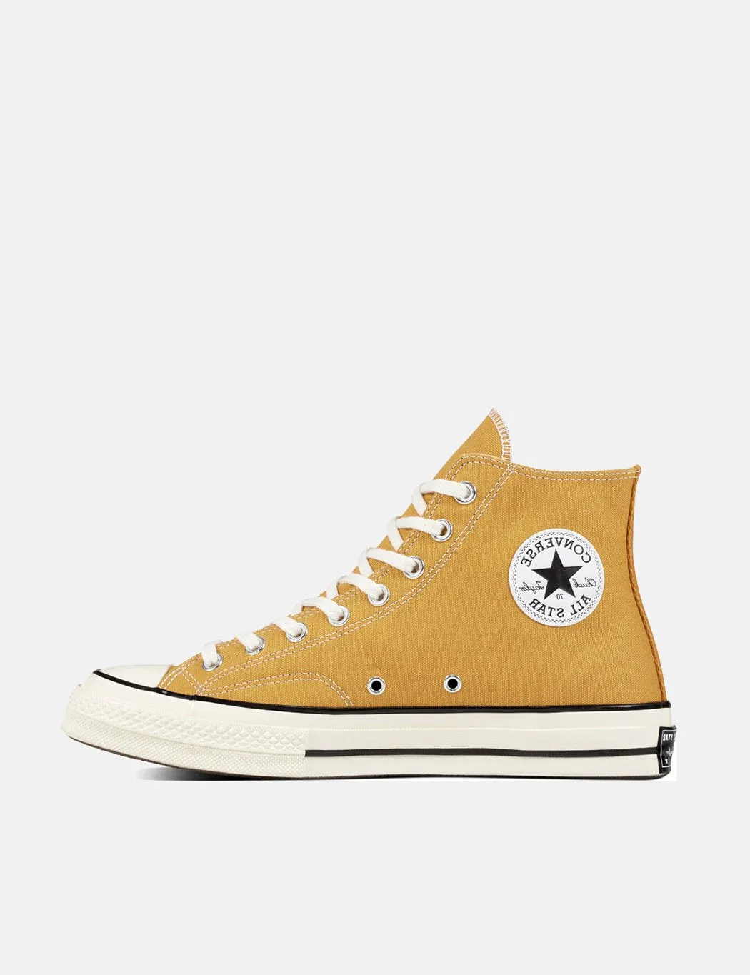 Converse 70's Chuck Hi 162054C (Canvas) - Sunflower Yellow/Black/Egret