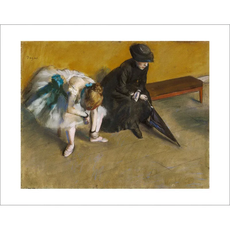 Degas - Waiting 11" x 14" Print