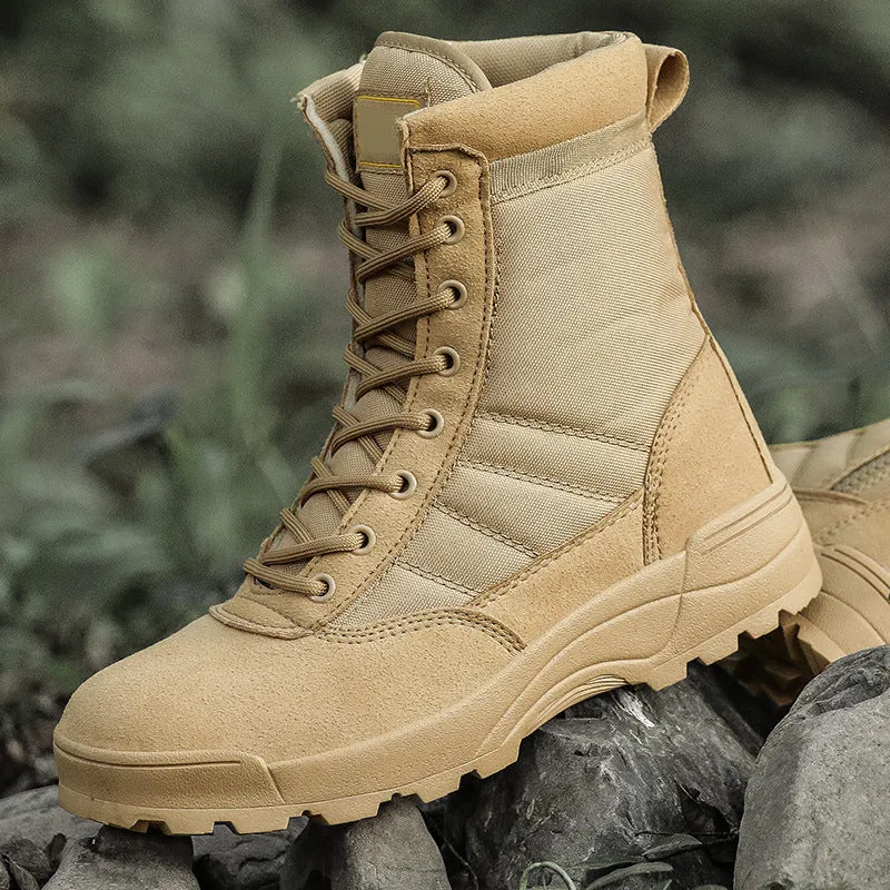 Desert combat boots, land combat boots Shoes