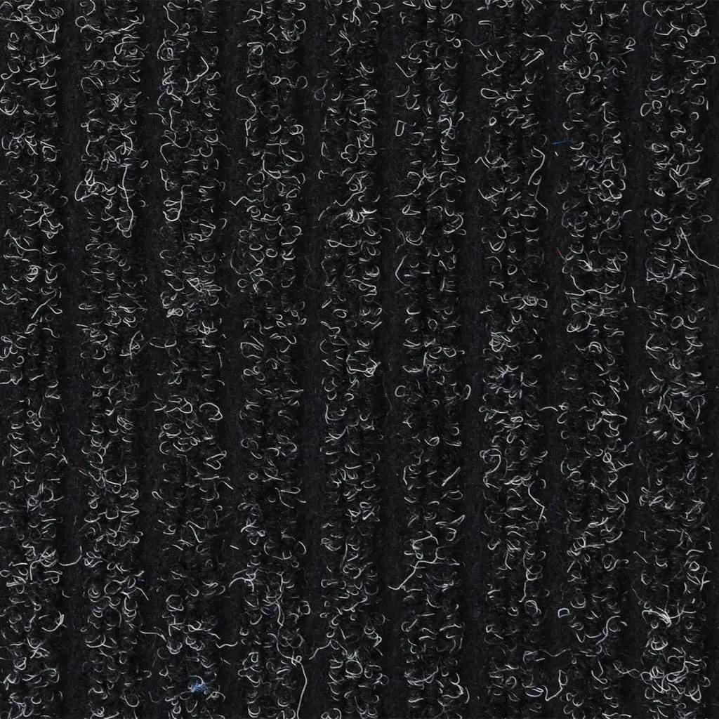 Doormat Striped Anthracite 60x80 cm