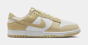 Dunk Low Team Gold Mens Lifestyle Shoes (White/Team Gold/White)