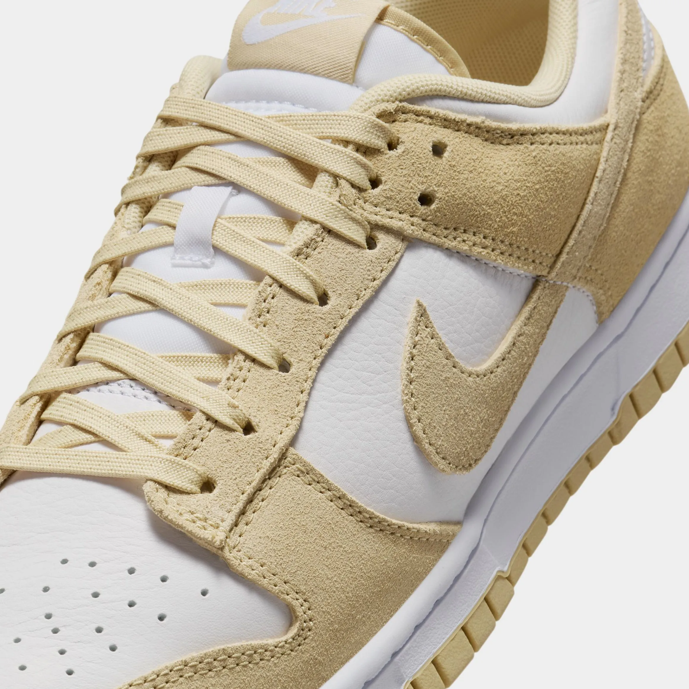 Dunk Low Team Gold Mens Lifestyle Shoes (White/Team Gold/White)