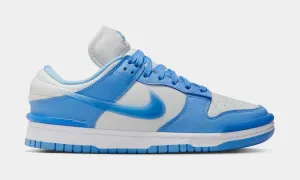 Dunk Low Twist University Blue Womens Basketball Shoes (Photon Dust/University Blue/White)