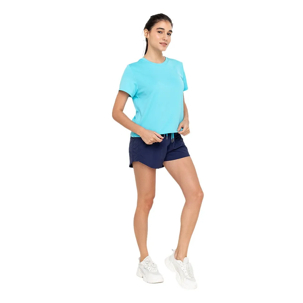 Equipe Women's TECH-DRY Athletic T-Shirt Aqua