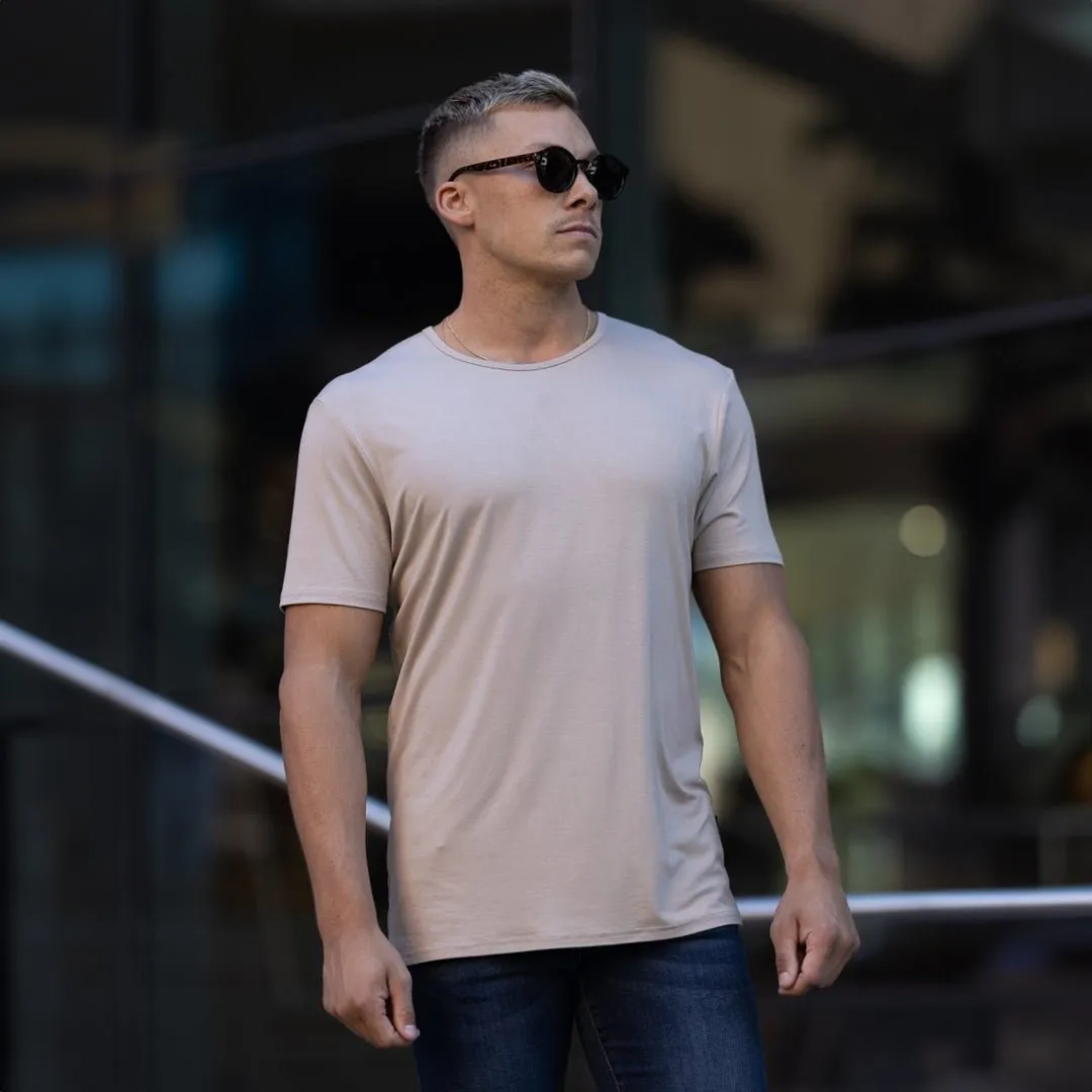 Essential Bamboo T-Shirt - Light Brown