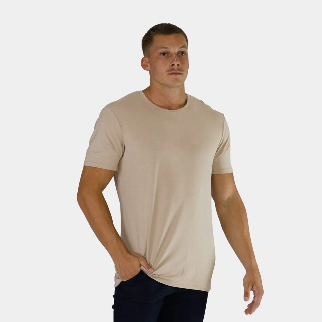 Essential Bamboo T-Shirt - Light Brown