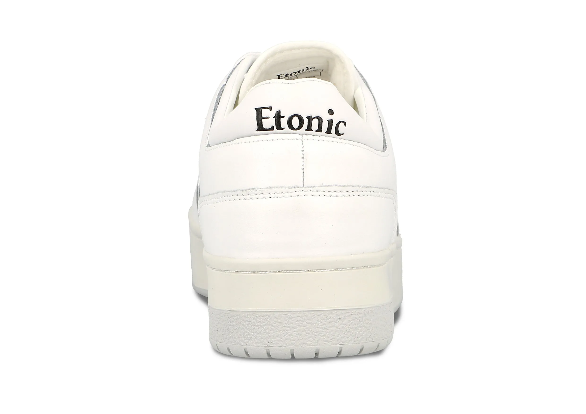 Etonic B509 sneakers in white leather with black details and off white outsole.