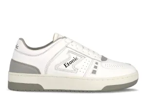 Etonic B509 sneakers in white leather with grey inserts and details