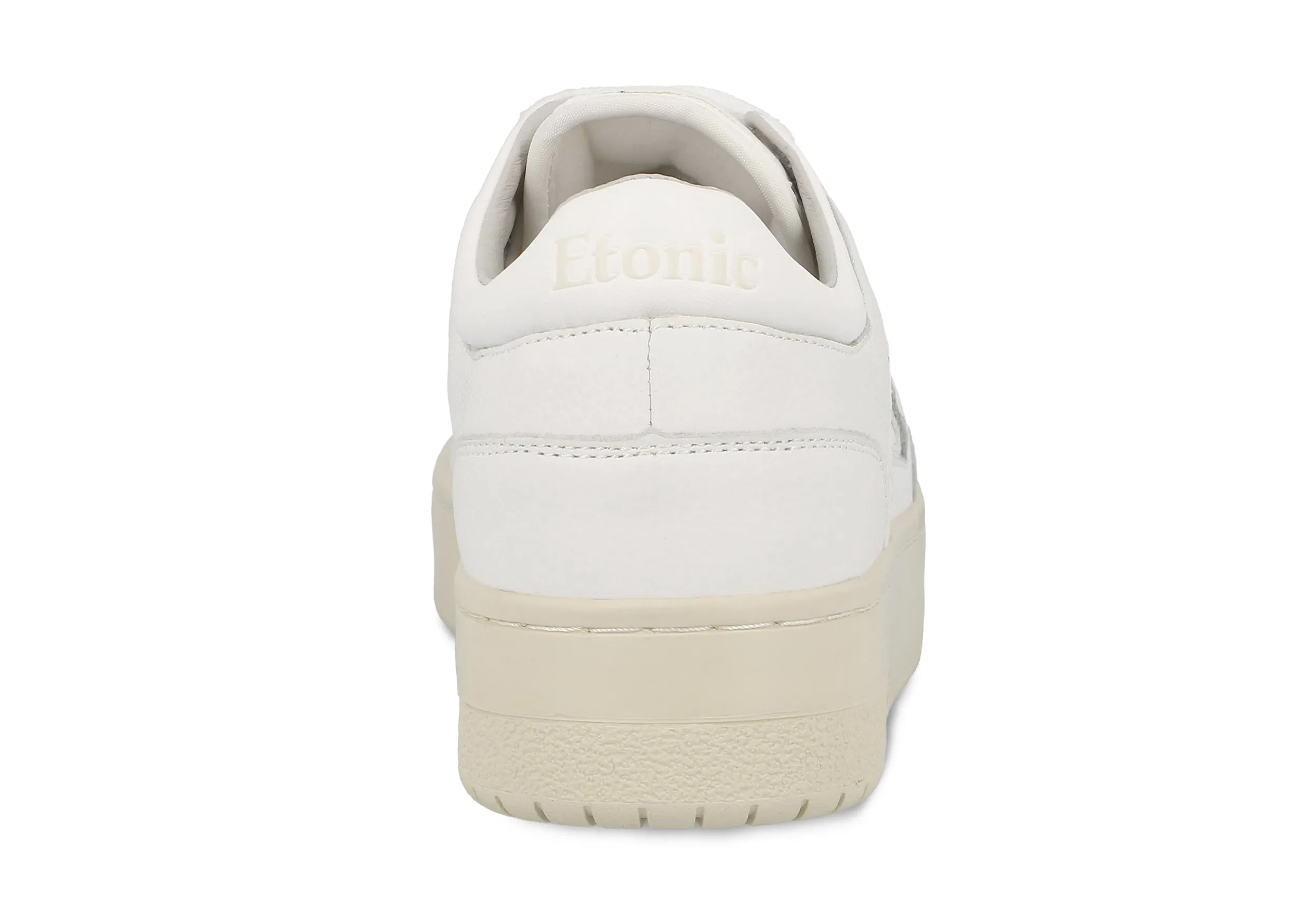 Etonic B509 sneakers in white leather with tonal details and beige outsole.