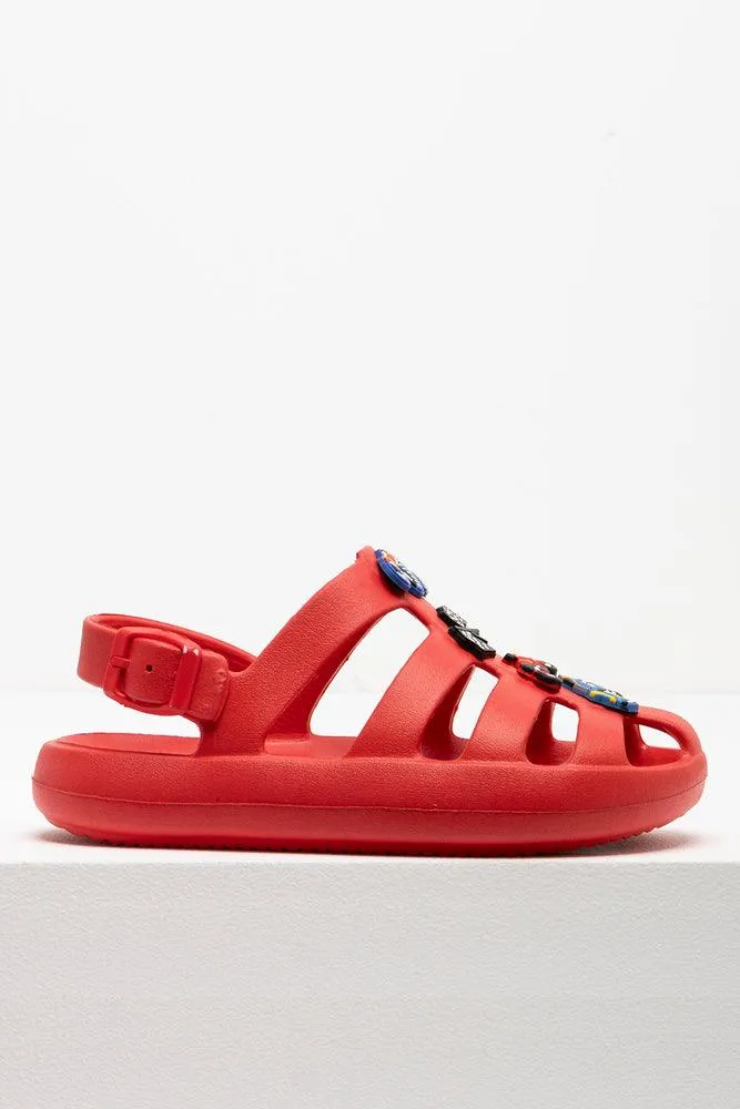 Fisherman Clog Red