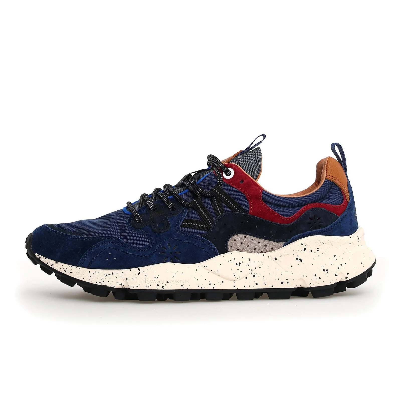 Flower Mountain Yamano 3 Sneaker (Men) - Light Navy/Orange