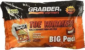 Grabber Toe Warmers 8-Pack