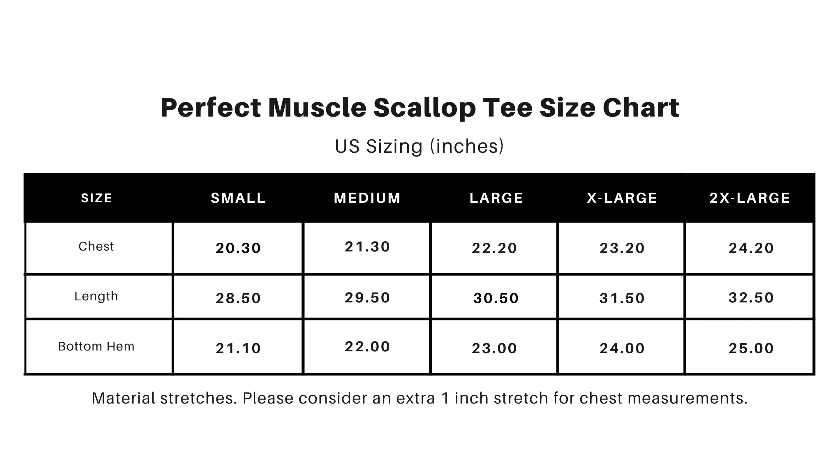 Green Perfect Muscle Scallop Tee