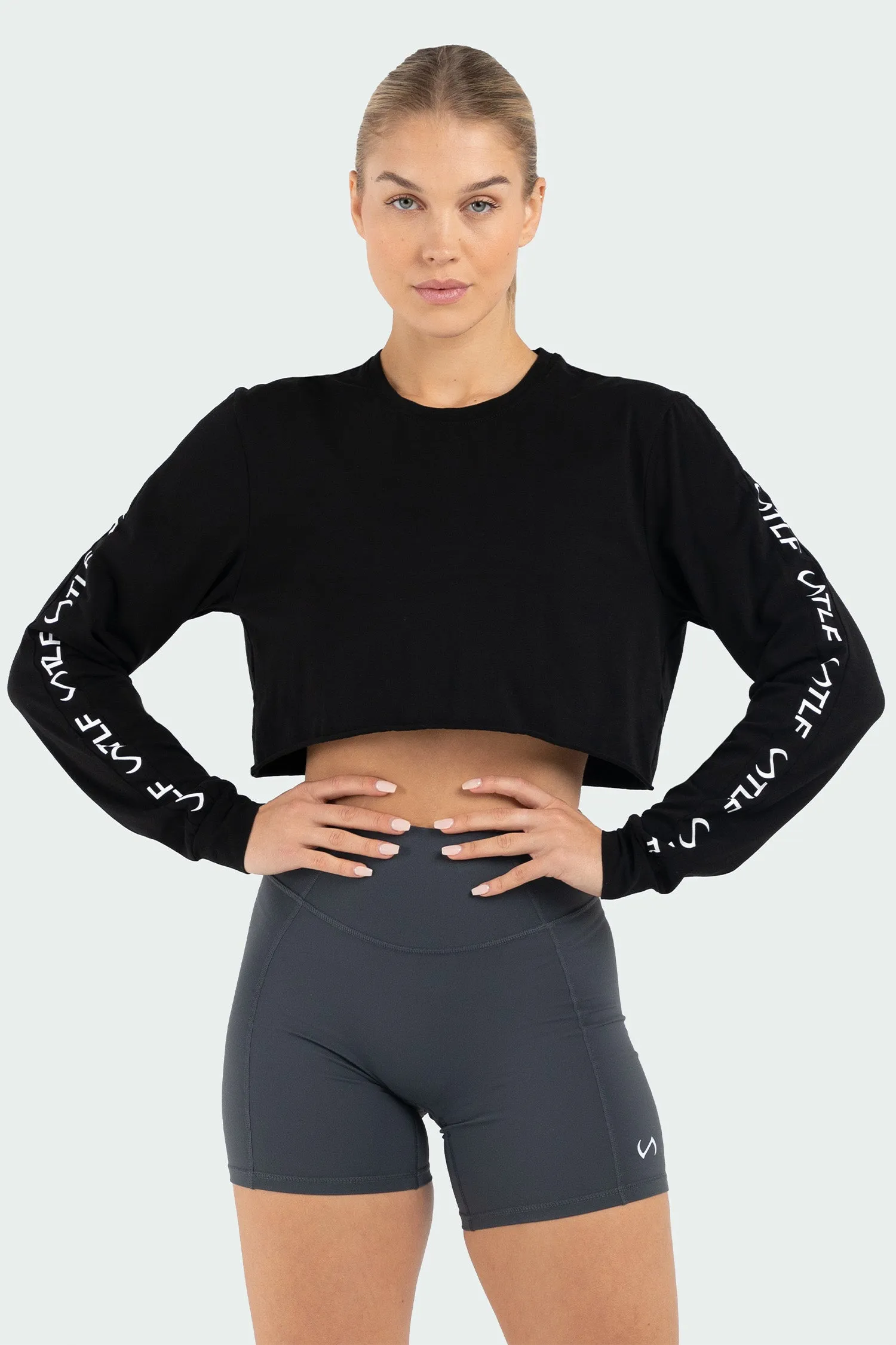 GTS (Gym-To-Street) Long Sleeve Crop Tee