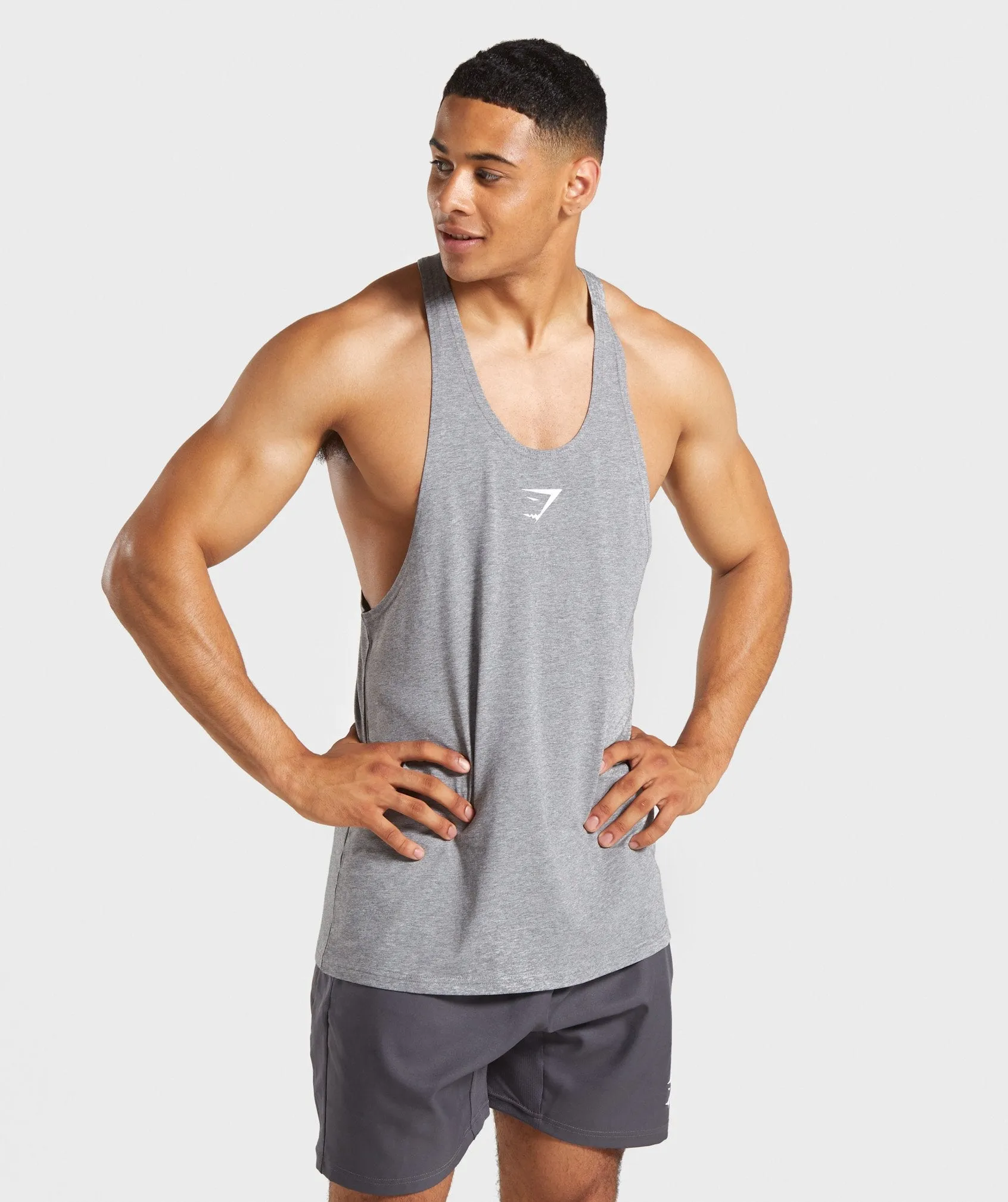 Gymshark Critical Stringer - Grey Marl