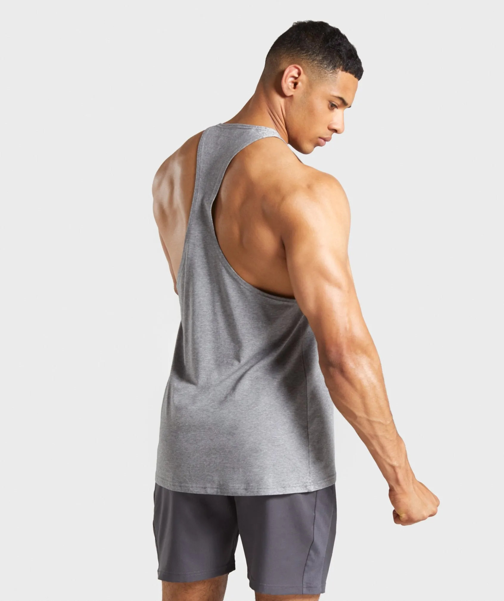 Gymshark Critical Stringer - Grey Marl