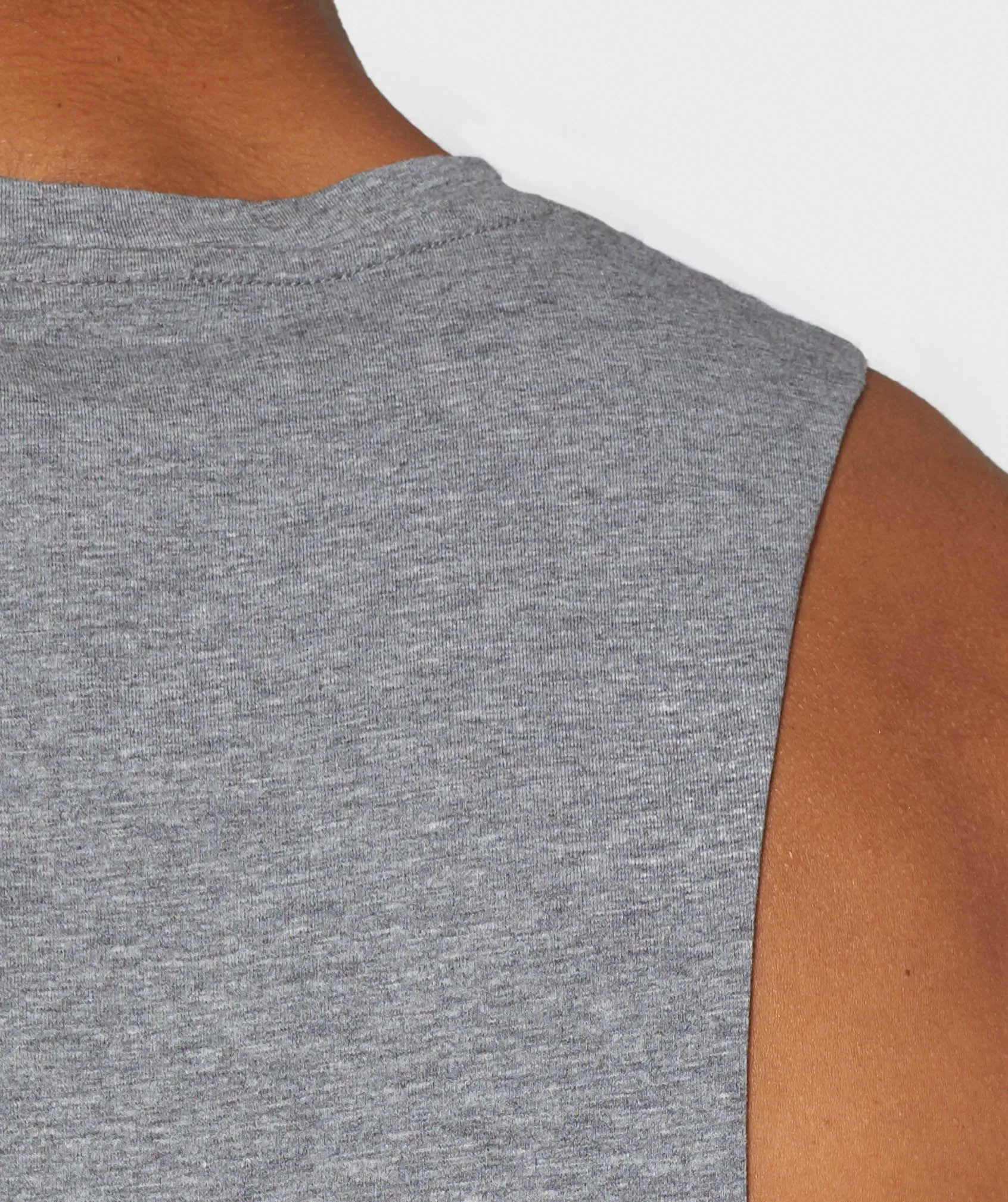 Gymshark Legacy Drop Armhole Tank - Grey Marl