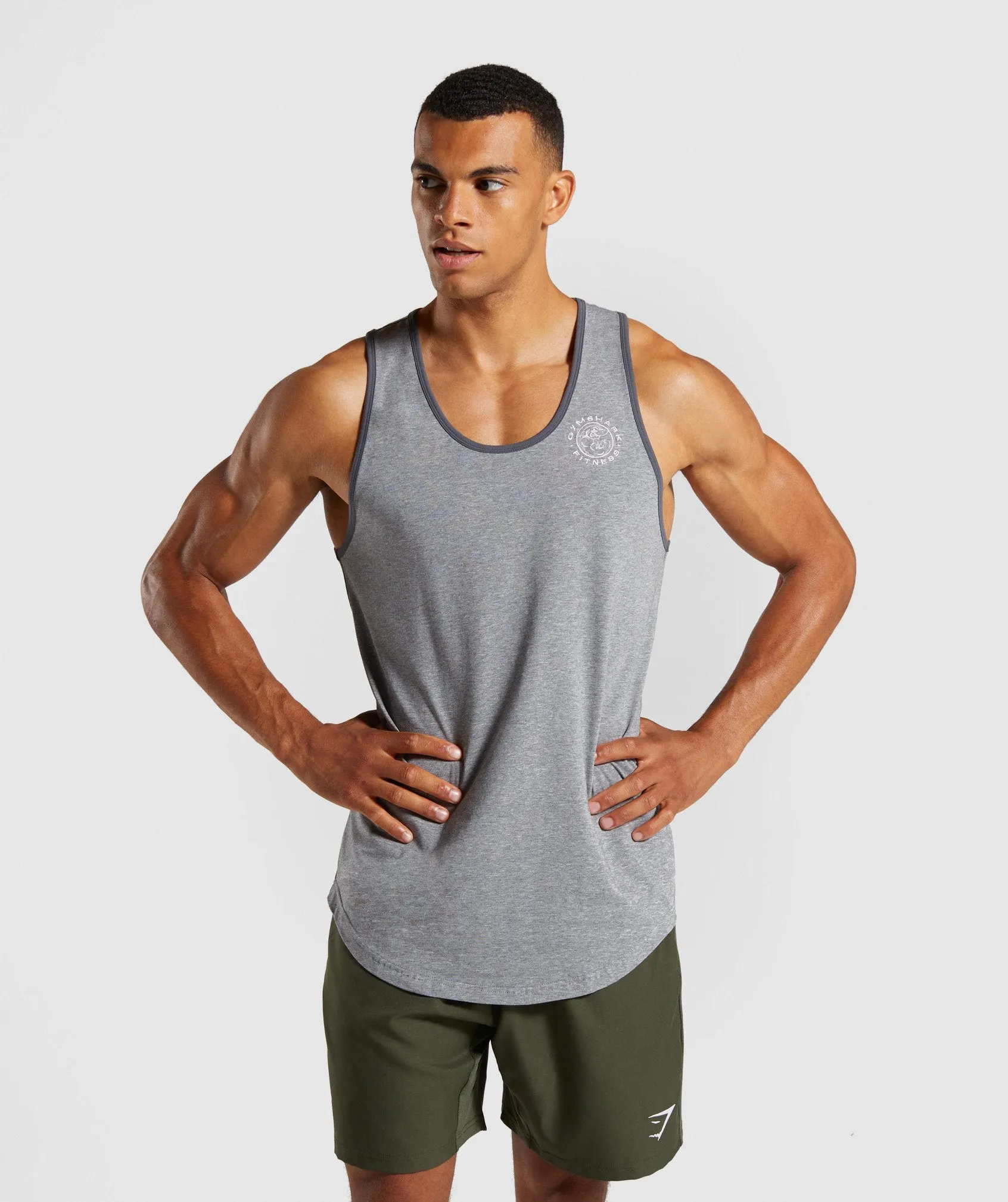 Gymshark Legacy Luxe Tank - Grey Marl