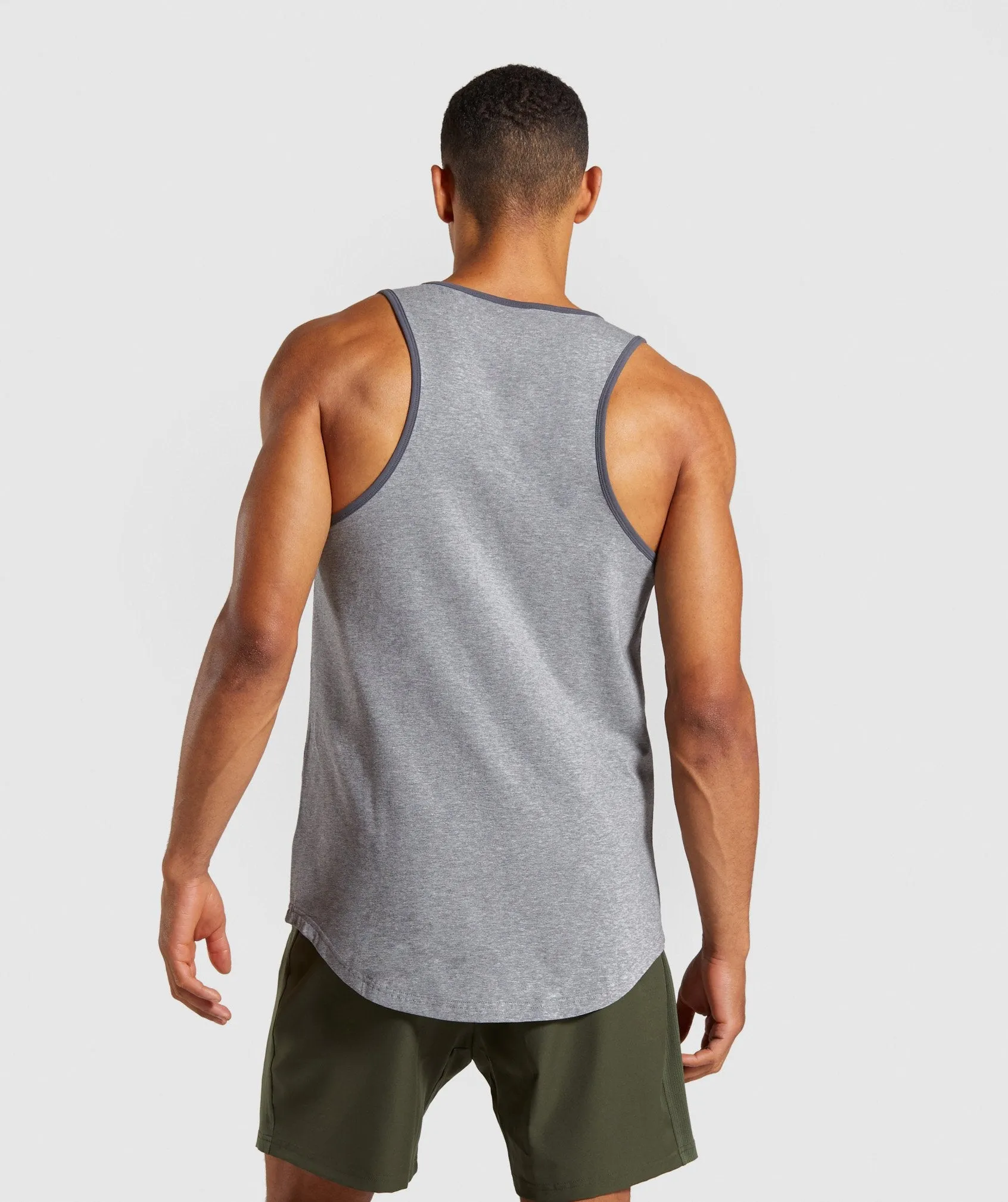 Gymshark Legacy Luxe Tank - Grey Marl