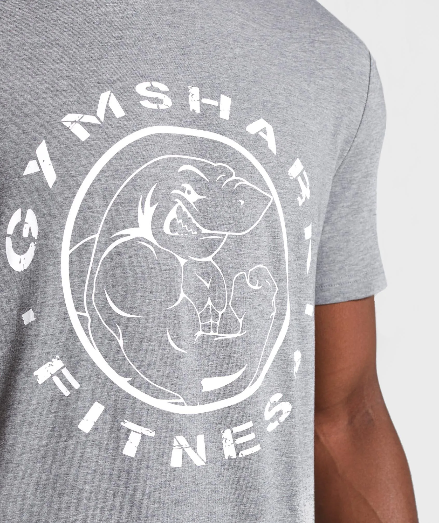 Gymshark Legacy T-Shirt- Grey Marl